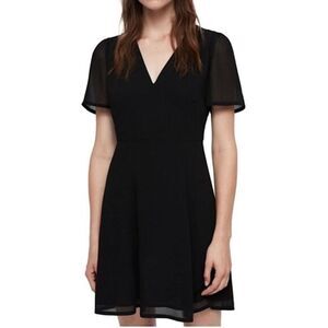 ALLSAINTS BLACK MINI DRESS